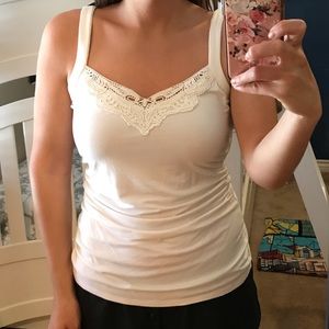 White blouse/ fancy tank top